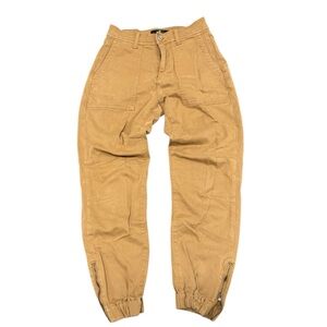 7 For All Mankind Women Tan Cargo Pants